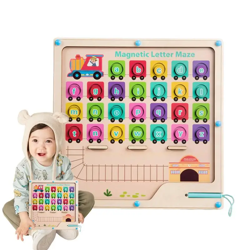 Magnetic Alphabet Maze Magnetic Alphabet Color Puzzle Montessori Educational Maze Puzzles For Kids Toddler Alphabet Learning
Magnetic Alphabet Maze Magnetic Alphabet Color Puzzle Montessori Educational Maze Puzzles For Kids Toddler Alphabet Learning