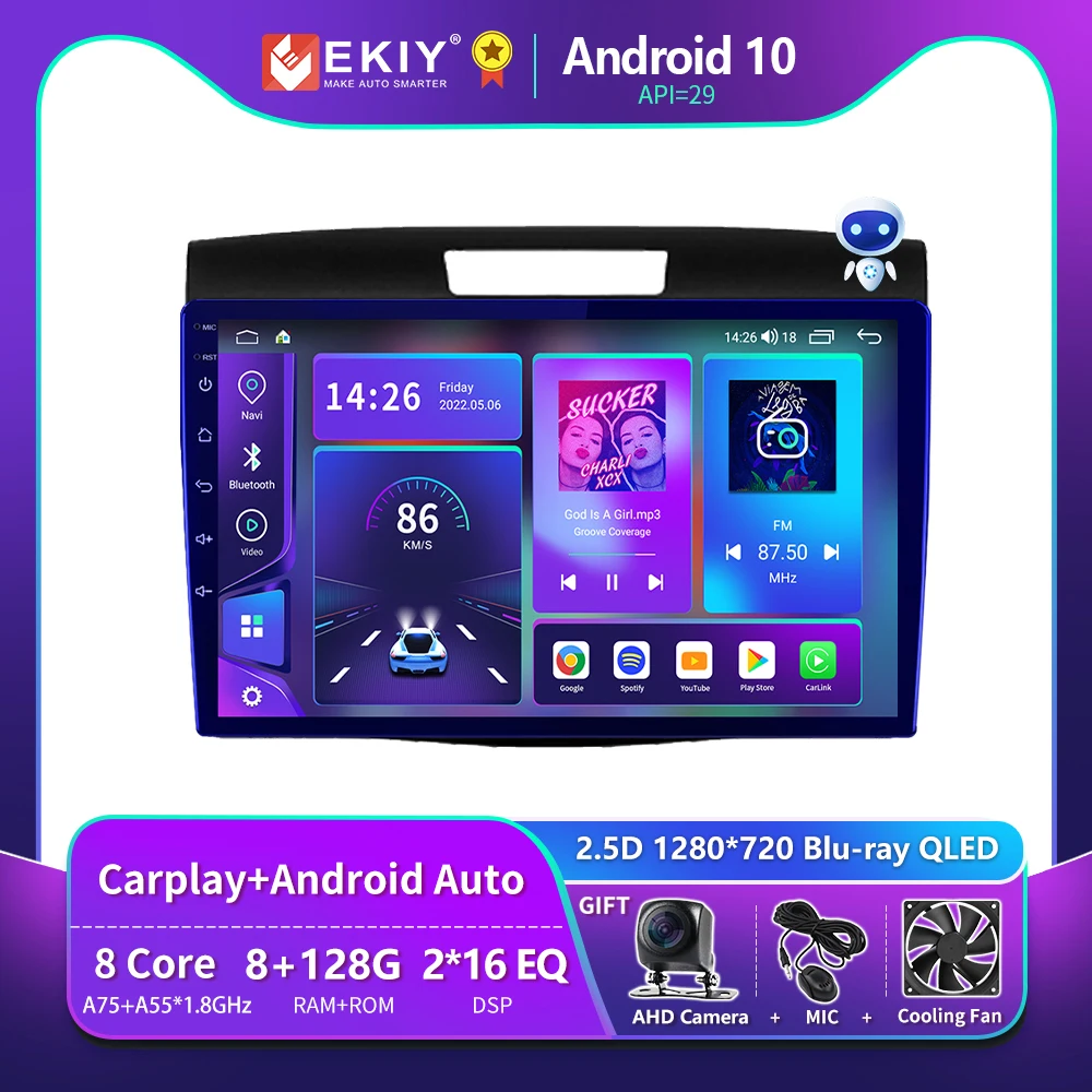 EKIY T900 For Honda CRV CR-V 2012 - 2016 Android Carplay Car Radio Multimedia Player Auto Stereo Navigation GPS 2 DIN Audio WIFI
EKIY T900 For Honda CRV CR-V 2012 - 2016 Android Carplay Car Radio Multimedia Player Auto Stereo Navigation GPS 2 DIN Audio WIFI