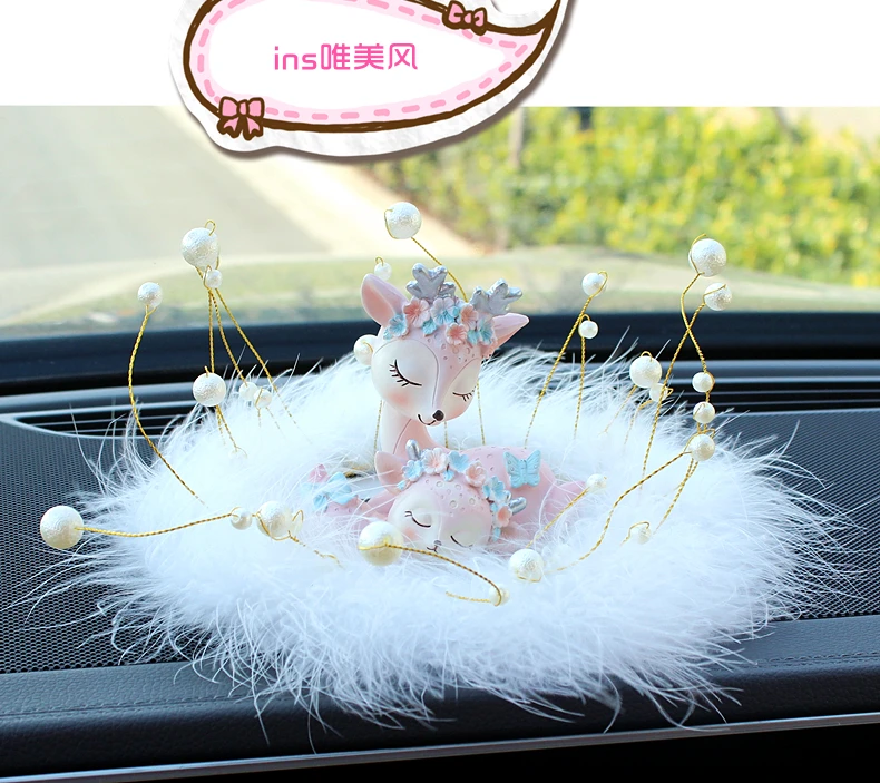 Ping An Deer Car Decoration, Car Aromatherapy Seat, Creative Decorations, Desktop Decorations, Bedroom Decorations Ping An Deer Car Decoration, Car Aromatherapy Seat, Creative Decorations, Desktop Decorations, Bedroom Decorations