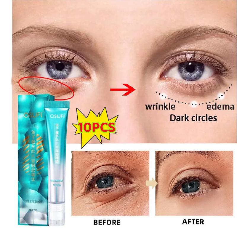 10PCS Caviar Polypeptide Eye Essence Anti Wrinkle Cream Fade Fine Lines Anti Dark Circles Eye Bags Puffiness Lightening Eye Care
10PCS Caviar Polypeptide Eye Essence Anti Wrinkle Cream Fade Fine Lines Anti Dark Circles Eye Bags Puffiness Lightening Eye Care