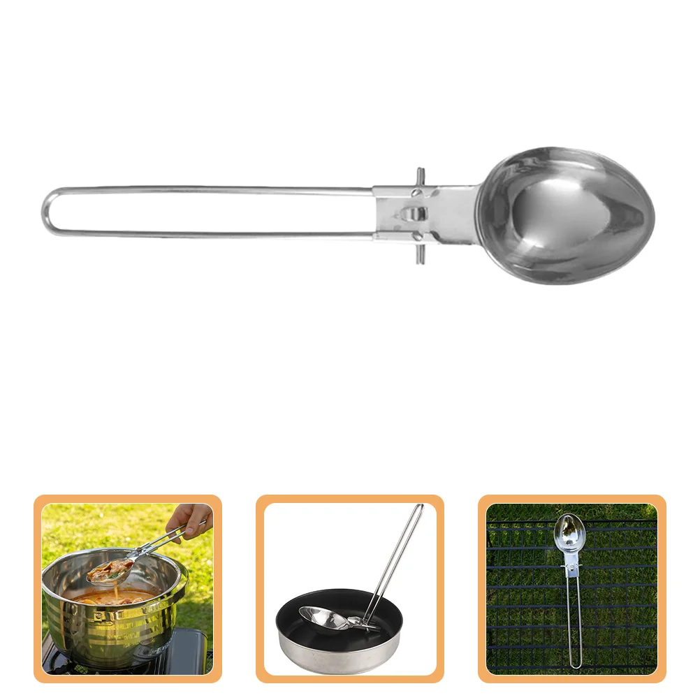Picnic Spoon Ladles Soup Camping Scoop Serving Utensils Spoons Stainless Steel Cutlery Tableware Foldable Cooking
Picnic Spoon Ladles Soup Camping Scoop Serving Utensils Spoons Stainless Steel Cutlery Tableware Foldable Cooking