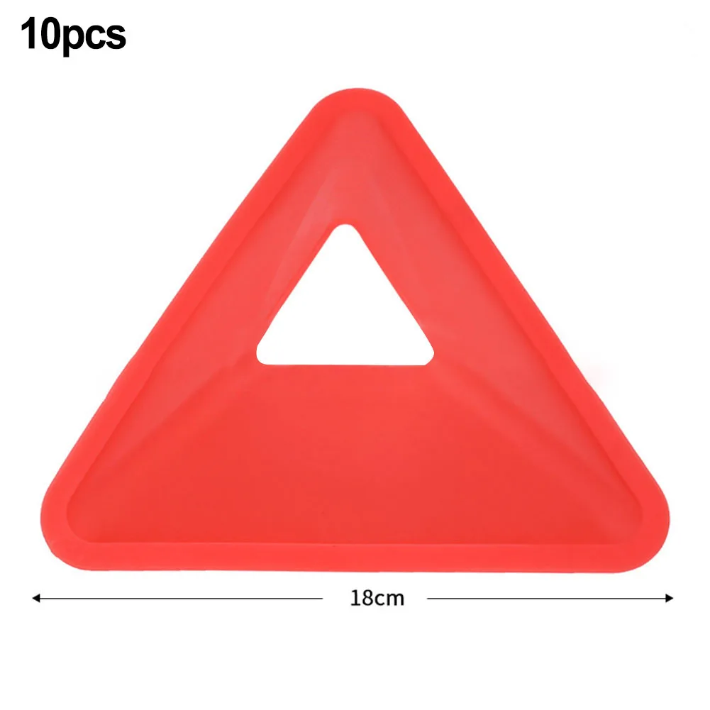 Soccer Logo Plate Field Marking 18*4.5cm 18g/PCS Triangle Hole Design Wear-resistant Team Sports Football Training
Soccer Logo Plate Field Marking 18*4.5cm 18g/PCS Triangle Hole Design Wear-resistant Team Sports Football Training