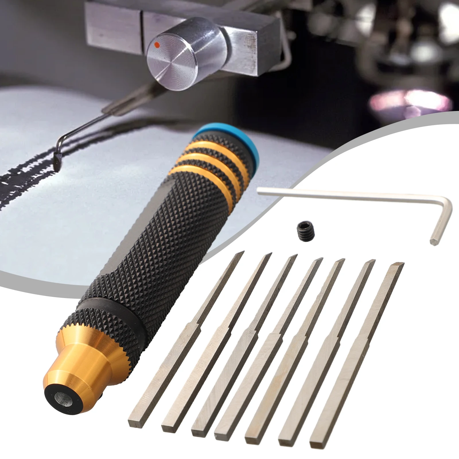Prime Model Scriber With Blade Resin Carved Scribe Line Hobby Cutting Tools Chisel 7 Replace Blades For RC Car-Airplane
Prime Model Scriber With Blade Resin Carved Scribe Line Hobby Cutting Tools Chisel 7 Replace Blades For RC Car-Airplane