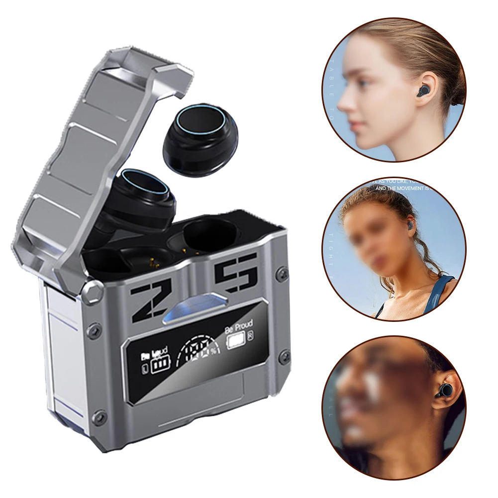 Wireless Bluetooth Headset Wireless Mecha-style Headphones Low-latency In-ear Noise-canceling Headphones Earphone Bluetooth
Wireless Bluetooth Headset Wireless Mecha-style Headphones Low-latency In-ear Noise-canceling Headphones Earphone Bluetooth
