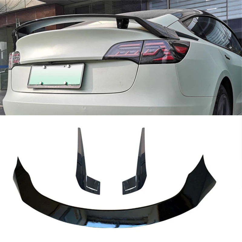 For 3PCS Tesla Model Y GT Spoiler Accessories Car Trunk Wing Tail Rear Lip ABS Material Black Refit Body Kit 2021 2022 Year
For 3PCS Tesla Model Y GT Spoiler Accessories Car Trunk Wing Tail Rear Lip ABS Material Black Refit Body Kit 2021 2022 Year