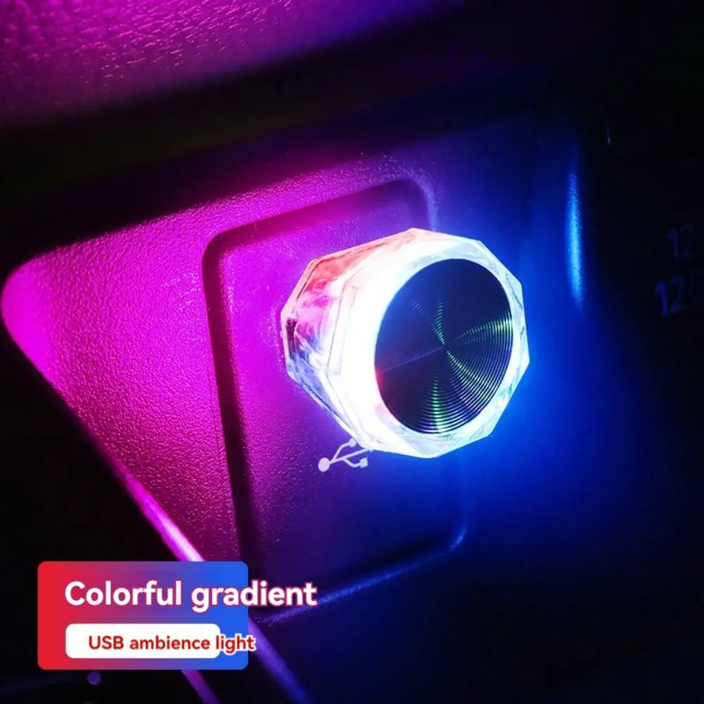 

2024 New Car interior atmosphere light car USB night light USB atmosphere light color flashing Fast delivery