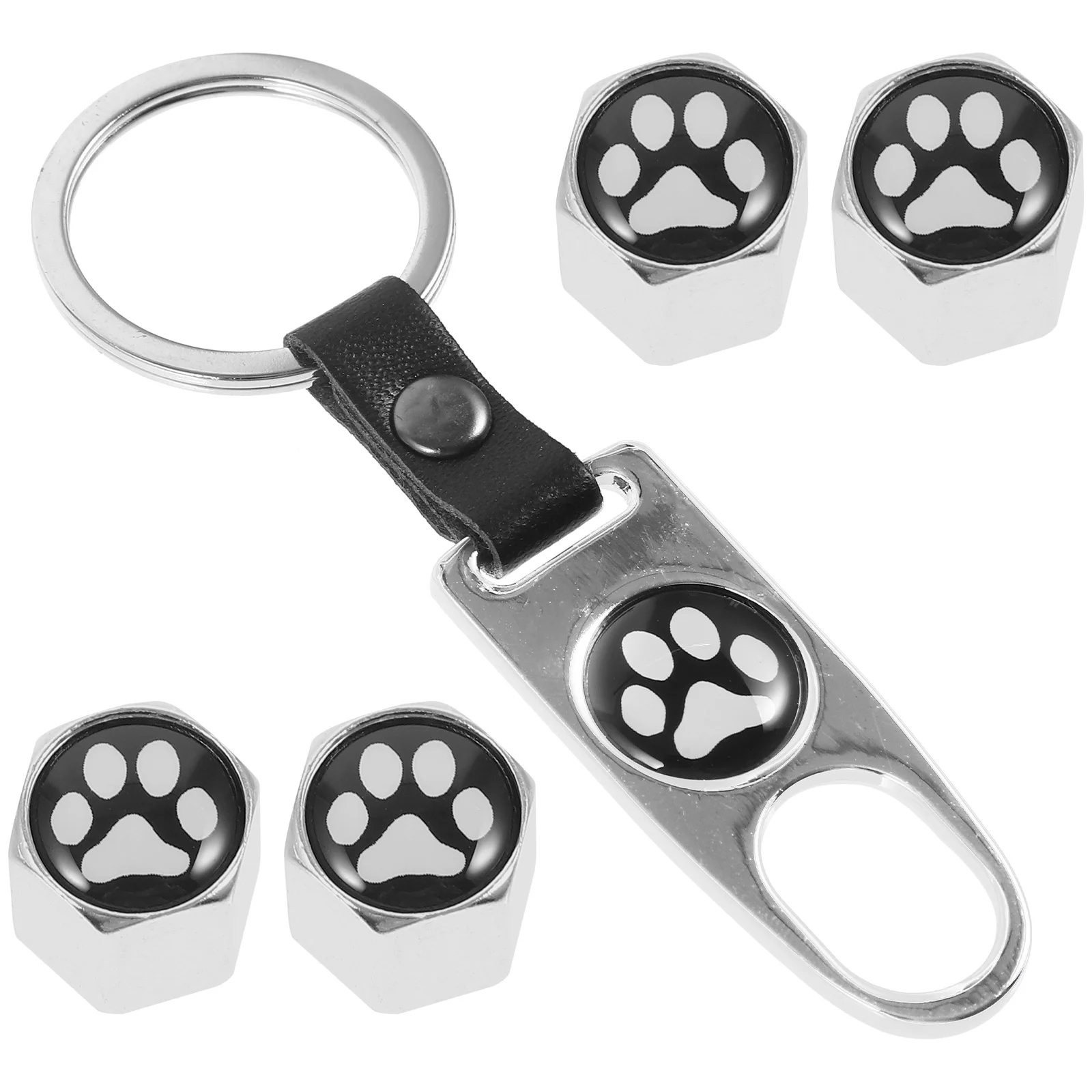 4pcs Valve Caps Valve Stem Caps Car Tire Valve Caps Paw Print Car Accessories
4pcs Valve Caps Valve Stem Caps Car Tire Valve Caps Paw Print Car Accessories