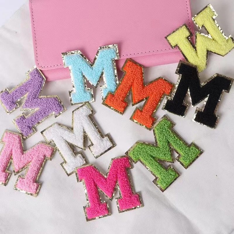 5.5cm Sticker Colorful Chenille Embroidered Letters Patch adhesive letter patches- perfect to stick on the bag laptop or book
5.5cm Sticker Colorful Chenille Embroidered Letters Patch adhesive letter patches- perfect to stick on the bag laptop or book