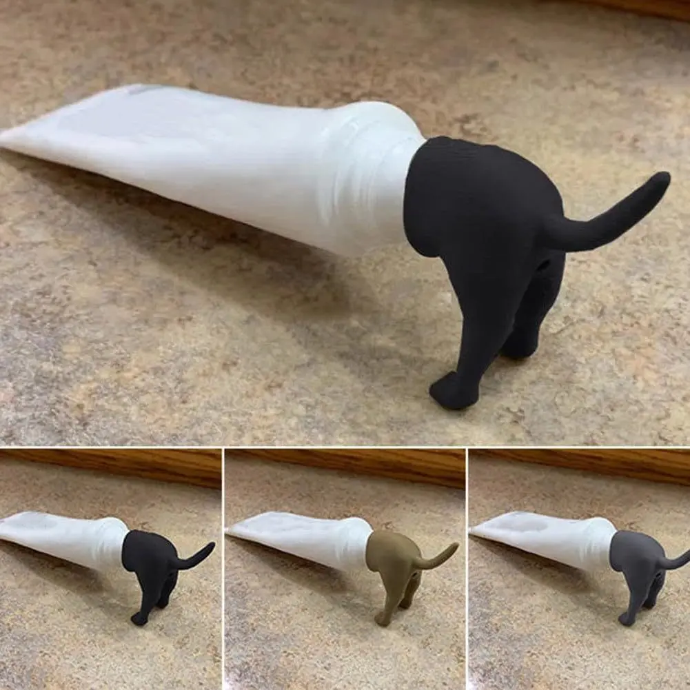 Pooping Dog Butt Toothpaste Topper Toothpaste Cap Vomit Topper Dispenser Cap Animal Bathroom Accessories
Pooping Dog Butt Toothpaste Topper Toothpaste Cap Vomit Topper Dispenser Cap Animal Bathroom Accessories
