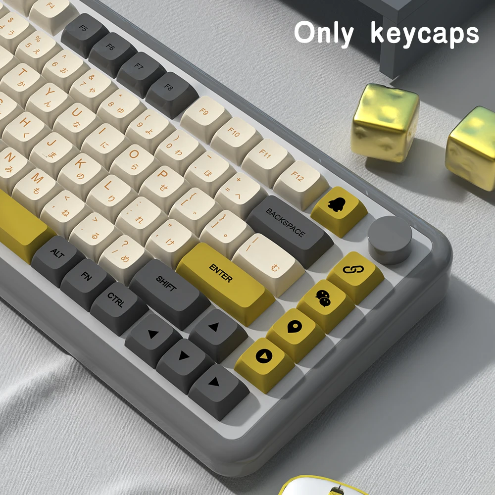

Shimmer XDA Profile PBT keycaps Brazilian Korean Japanese Russian German Spanish French keycap For Mechanical Keyboard 7U ISO