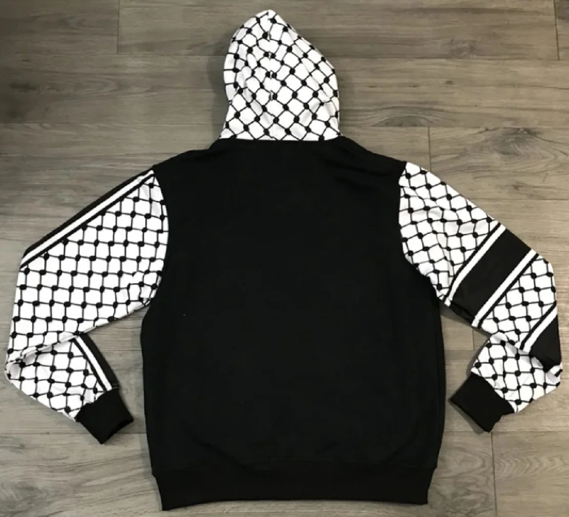 PALESTINIAN Culture White Black Point 3D Printed Hoodie Men Pullover Thick Cotton Warm Hooded Jacket Jersey Keffiyeh Kufiya
PALESTINIAN Culture White Black Point 3D Printed Hoodie Men Pullover Thick Cotton Warm Hooded Jacket Jersey Keffiyeh Kufiya