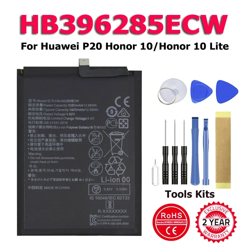 Новый аккумулятор для телефона HB396285ECW 3400 мАч для Huawei P20 Honor 10 10Lite 10i 20i в наличии
Новый аккумулятор для телефона HB396285ECW 3400 мАч для Huawei P20 Honor 10 10Lite 10i 20i в наличии