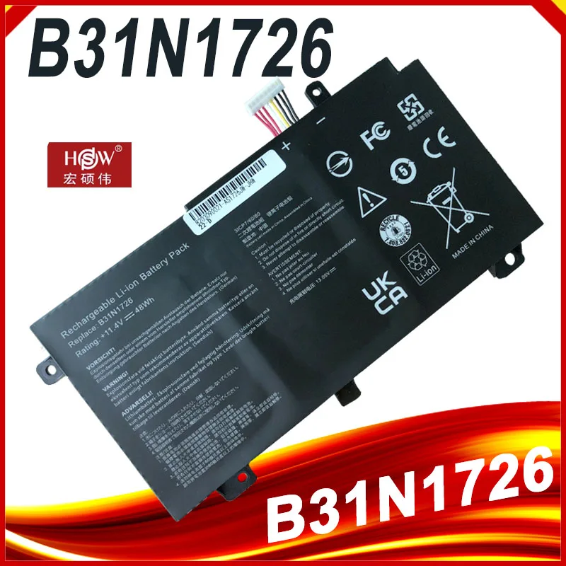 B31N1726 B31BN91 Аккумулятор для ноутбука Asus FX504 FX86 FX80GM FX505GE FX505DT FX80GE PX505GE PX505GD FX505GM FX80G
B31N1726 B31BN91 Аккумулятор для ноутбука Asus FX504 FX86 FX80GM FX505GE FX505DT FX80GE PX505GE PX505GD FX505GM FX80G