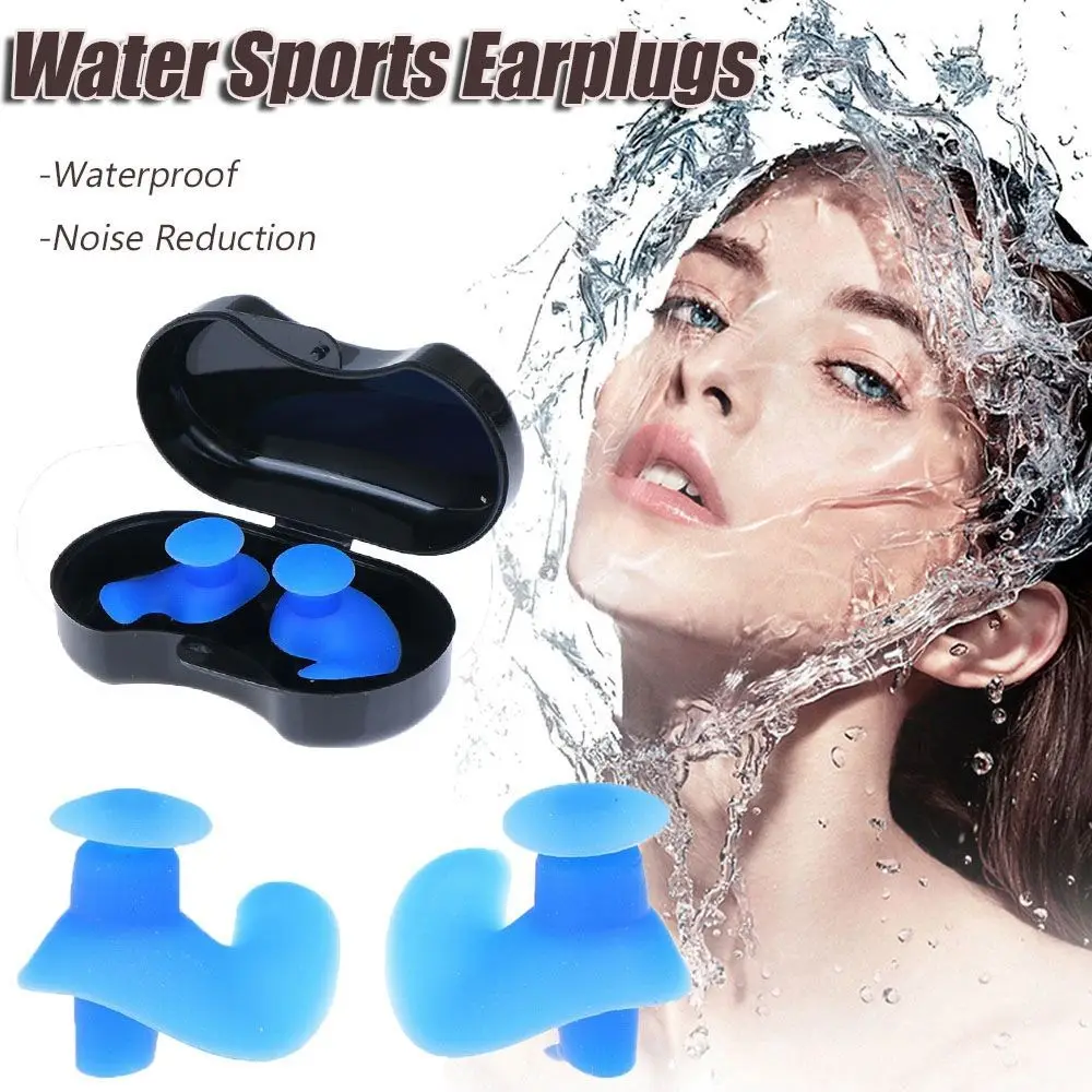 

Reusable for Sleep Water Sports Pool Accessories Swimming Ear Protector Noise Reduction Ear Plugs Noise Cancelling Earplugs