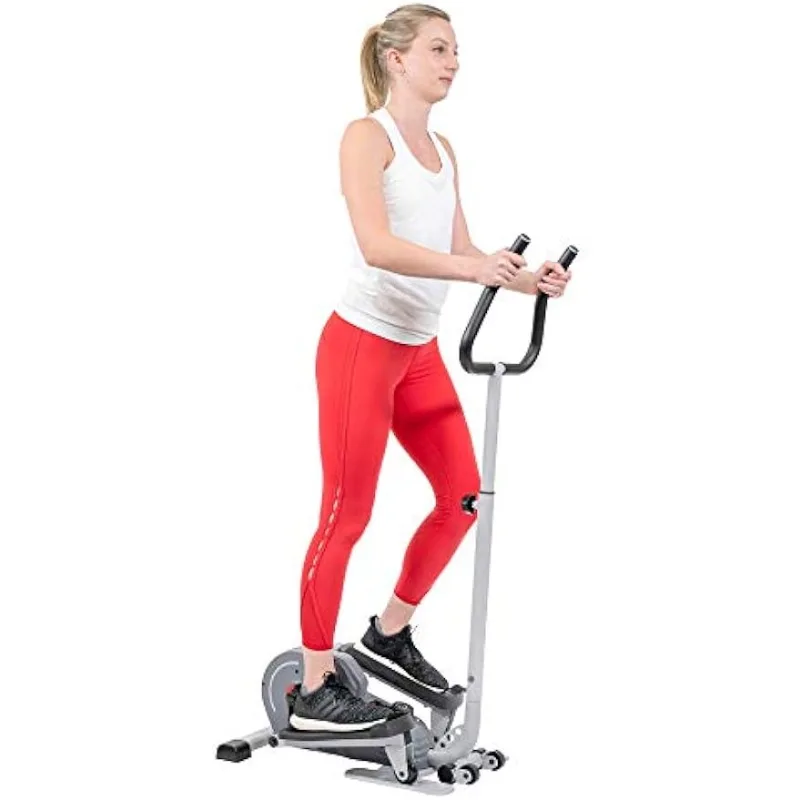 

Sunny Health & Fitness Magnetic Underdesk/Standing Portable Elliptical Machine with Optional Handlebars or Resistance Bands