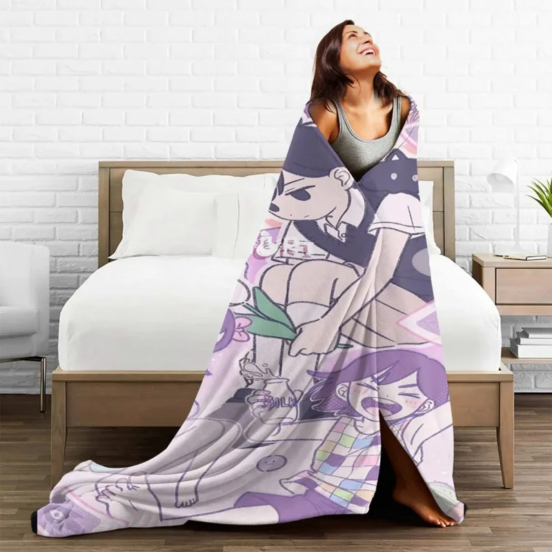 Omori Blankets Fleece Spring/Autumn Horror Game Lover Breathable Soft Throw Blankets for Home Couch Bedding Throws
Omori Blankets Fleece Spring/Autumn Horror Game Lover Breathable Soft Throw Blankets for Home Couch Bedding Throws