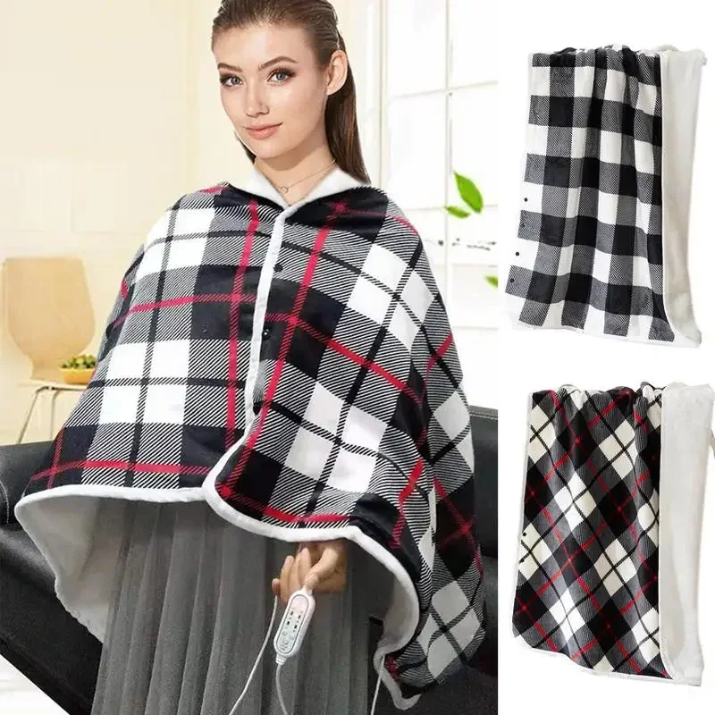 Shawl Winter Quickly Heats Up Electric Heated Portable Pad Flannel Cape Adjust Heated Blanket Wrap Blanket Throw Blanket USB
Shawl Winter Quickly Heats Up Electric Heated Portable Pad Flannel Cape Adjust Heated Blanket Wrap Blanket Throw Blanket USB