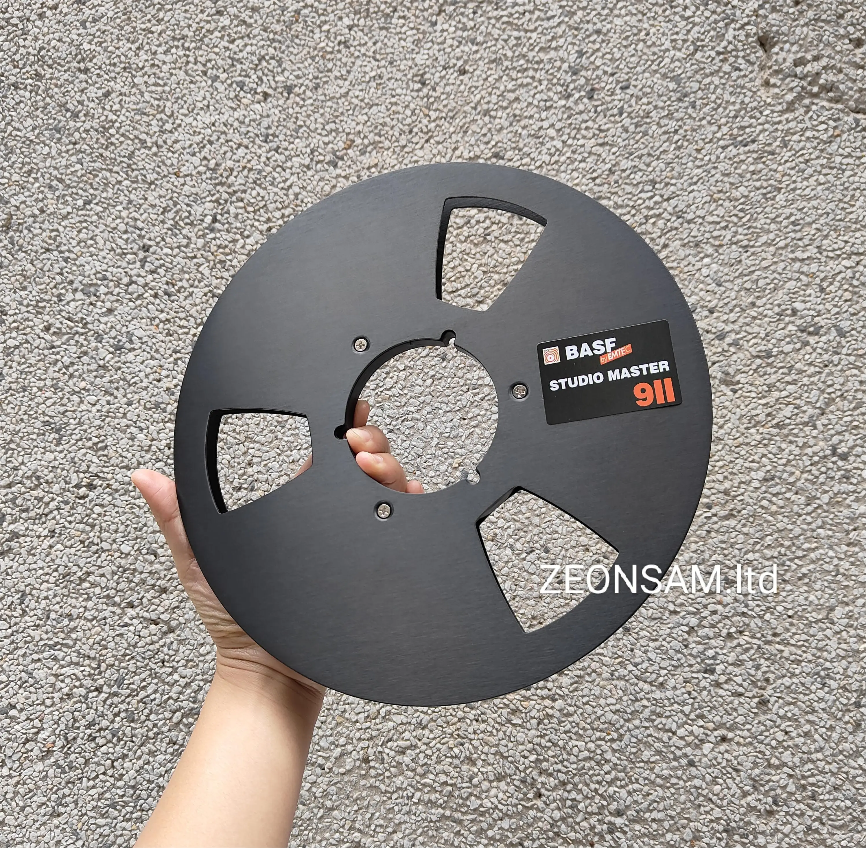 

1/4 10 Inch Empty Tape Reel Nab Hub Reel-To-Reel Recorders Accessory Empty Aluminum Disc Opening Machine Parts By BASF