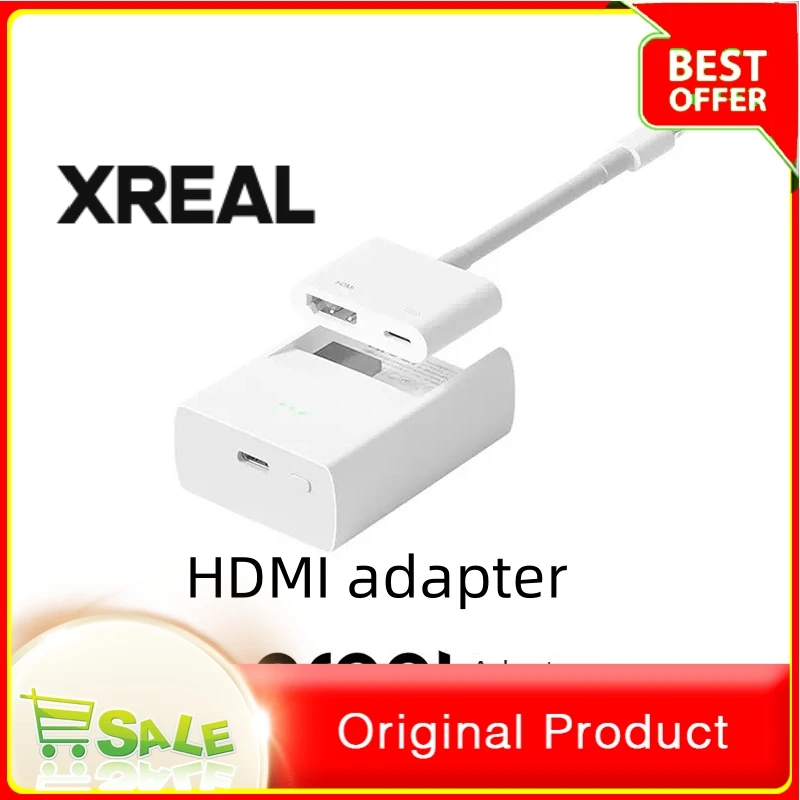 Xreal Nreal HDMI Adapter for Iphone USB C to HDMI Adapter 4K HDMI to USB-C Adapter with Indicator HDMI Converter
Xreal Nreal HDMI Adapter for Iphone USB C to HDMI Adapter 4K HDMI to USB-C Adapter with Indicator HDMI Converter