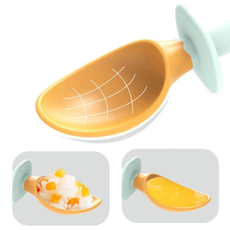 2Pc Silicone Spoon Fork Set Baby Utensils Bendable Soft Infant Tableware Self-Feeding Training Flatware for Kid Children
2Pc Silicone Spoon Fork Set Baby Utensils Bendable Soft Infant Tableware Self-Feeding Training Flatware for Kid Children