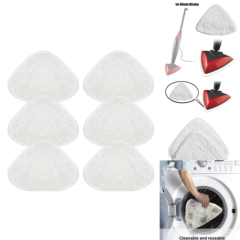 Steam Mop Pads For Vileda Ocedar Vacuum Cleaner Washable Reusable Triangle Mop Pad Cloth Cleaning Floor Tool
Steam Mop Pads For Vileda Ocedar Vacuum Cleaner Washable Reusable Triangle Mop Pad Cloth Cleaning Floor Tool