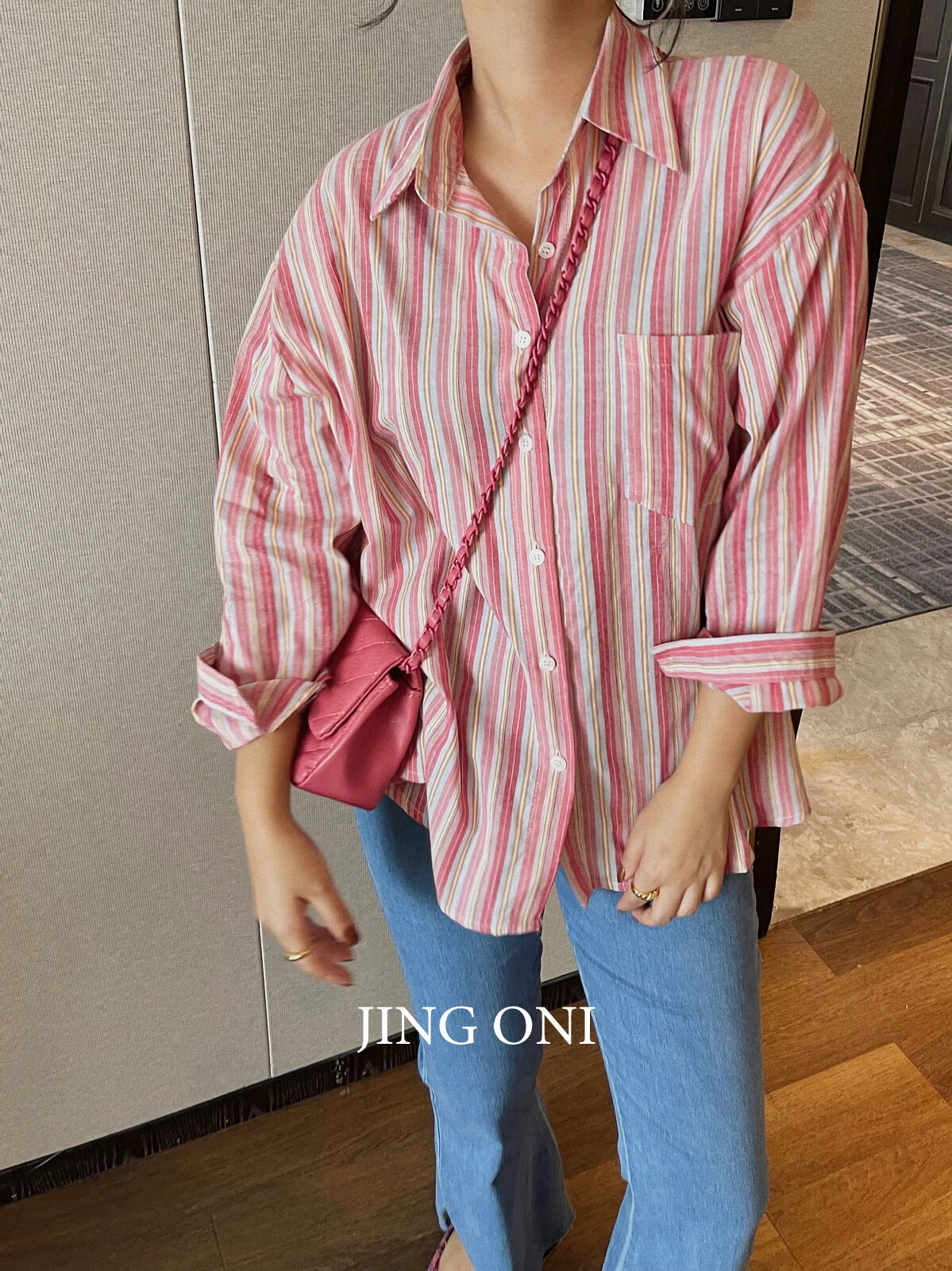 Striped Shirt Blouse Women 2023 Clothing Y2K Korean Style Autumn Vintage Fashion Elegant Long Sleeve Oversized Floral Top Crop 
Striped Shirt Blouse Women 2023 Clothing Y2K Korean Style Autumn Vintage Fashion Elegant Long Sleeve Oversized Floral Top Crop