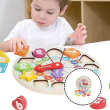 1 Set Block Clock Puzzle Plaything Children Clock Recognition Playthings Kids Playthings
1 Set Block Clock Puzzle Plaything Children Clock Recognition Playthings Kids Playthings