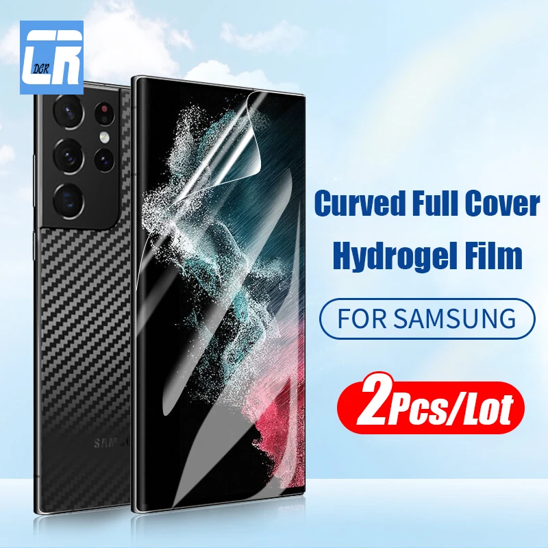 Full Cover Hydrogel Film For Samsung Galaxy S22 Ultra S21 S20 FE S10 Plus Screen Protector Samsung Note 20 10 Back Film No Glass
Full Cover Hydrogel Film For Samsung Galaxy S22 Ultra S21 S20 FE S10 Plus Screen Protector Samsung Note 20 10 Back Film No Glass