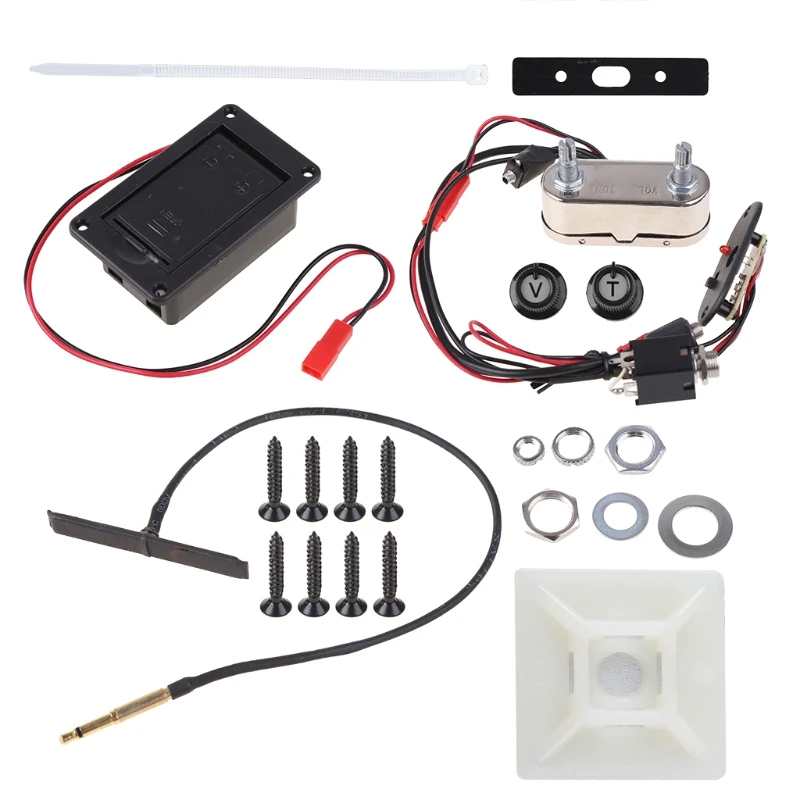 Practical Replacement 3.5mm Bridge Pickup Amplifier Preamp Set for E Drop Shipping
Practical Replacement 3.5mm Bridge Pickup Amplifier Preamp Set for E Drop Shipping