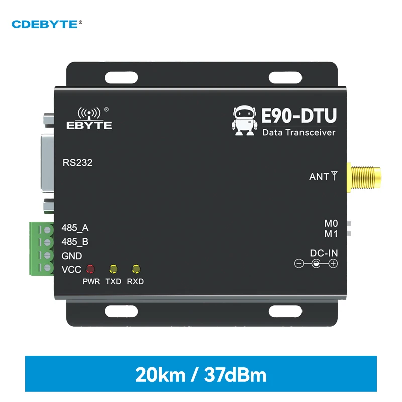 LoRa long Range RS232 RS485 433mhz 5W IoT uhf CDEBYTE Wireless Transceiver Module Transmitter and Receiver E90-DTU(433L37)-V8
LoRa long Range RS232 RS485 433mhz 5W IoT uhf CDEBYTE Wireless Transceiver Module Transmitter and Receiver E90-DTU(433L37)-V8
