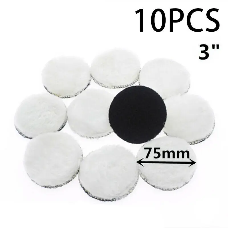 Durable New Polishing Pad On-Car Sanding Waxing White 10pcs Bonnet Equipment Set 3-Inch Artificial Wool Buffer
Durable New Polishing Pad On-Car Sanding Waxing White 10pcs Bonnet Equipment Set 3-Inch Artificial Wool Buffer