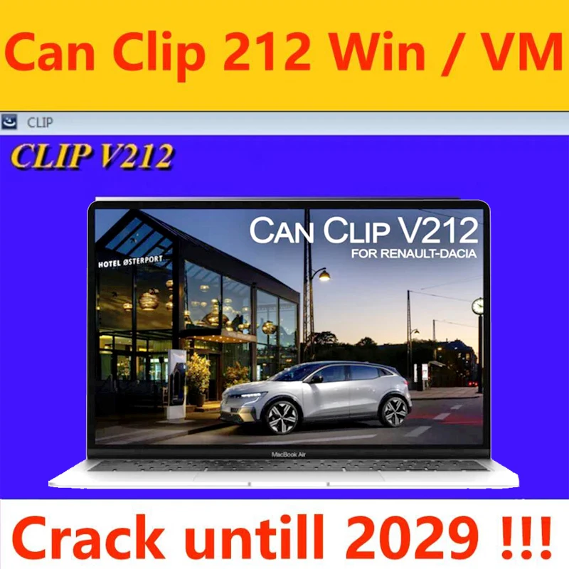 

Latest Can Clip V216 V212 V211 V207 For Renault OBD2 Diagnostic CanClip V205+Reprog V191+Pin Extractor V2 Update to 2029