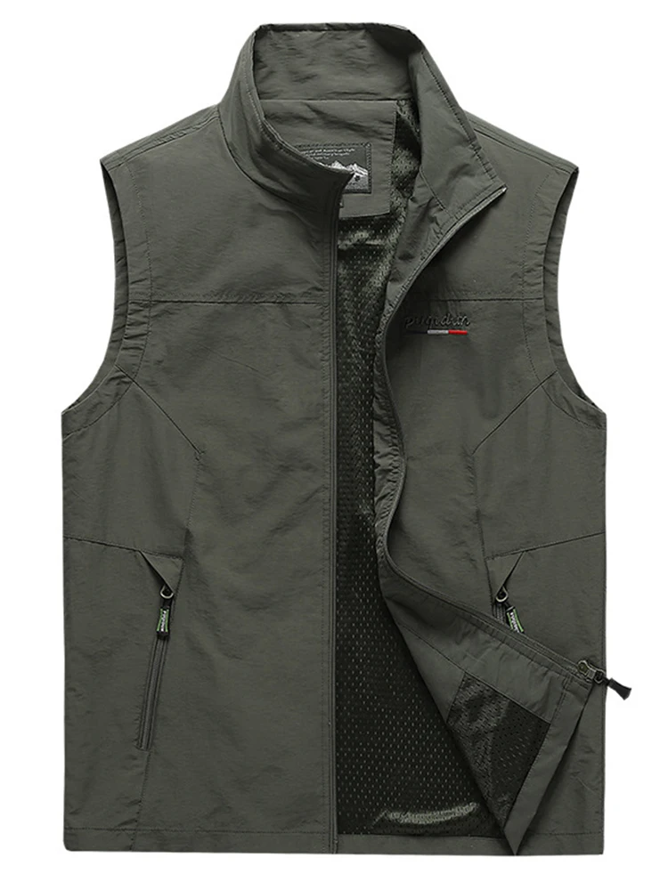 New Quick Drying Vest for Spring and Autumn Season, Light and Thin, Loose White Tower, Solid Color
New Quick Drying Vest for Spring and Autumn Season, Light and Thin, Loose White Tower, Solid Color