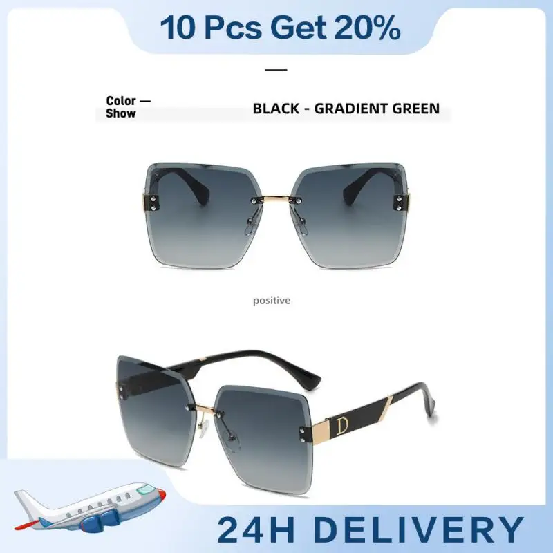 Fashion Gradient Mirror Fashion Personality Uv400 Uv Resistant Clothing Accessories Frameless Sunglasses Clear And Bright
Fashion Gradient Mirror Fashion Personality Uv400 Uv Resistant Clothing Accessories Frameless Sunglasses Clear And Bright