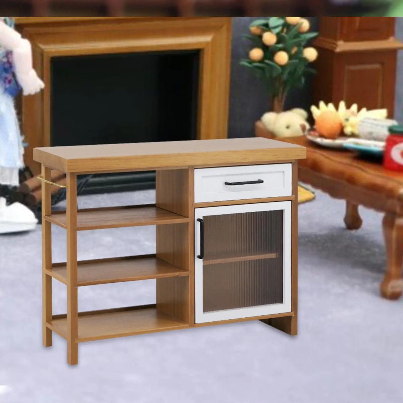 1:6 Mini Wooden Cabinet Scenery Supplies Model Toy Doll Accessories Decoration Furniture for Bedroom Living Room Kitchen Decor
1:6 Mini Wooden Cabinet Scenery Supplies Model Toy Doll Accessories Decoration Furniture for Bedroom Living Room Kitchen Decor