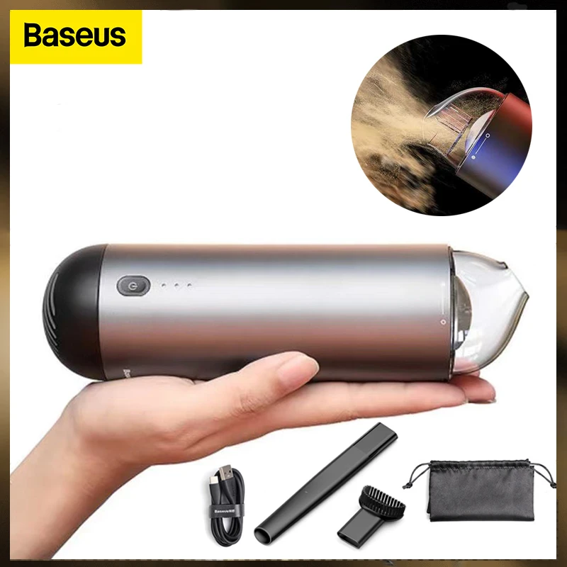 Baseus Car Vacuum Cleaner Handheld Wireless Rechargeable Portable Mini Vacuum Cleaner Robot 4000Pa Car Interior Keyboard Cleaner
Baseus Car Vacuum Cleaner Handheld Wireless Rechargeable Portable Mini Vacuum Cleaner Robot 4000Pa Car Interior Keyboard Cleaner