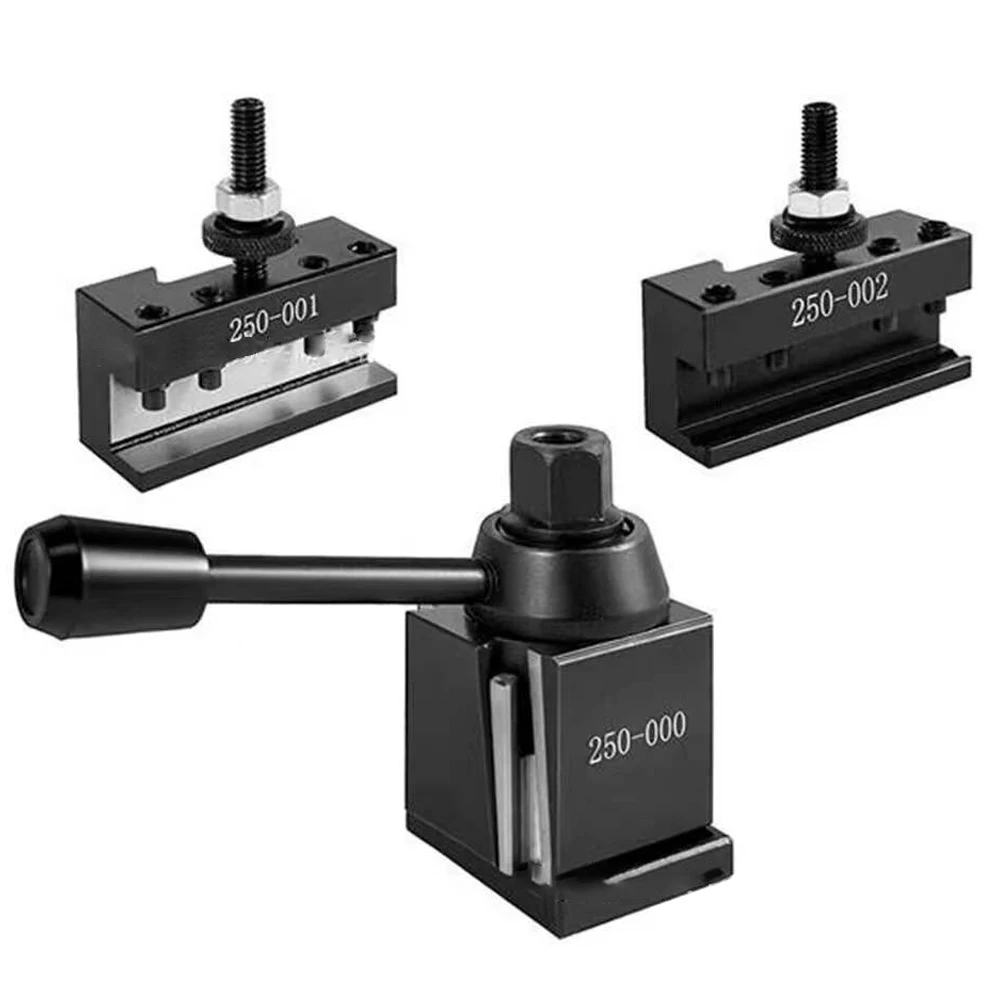 1set Tool Holder 250-000 250-001 250-002 Quick Change Tools Wedge Type Tool Post Tool Holder Quick-change Tool Holder
1set Tool Holder 250-000 250-001 250-002 Quick Change Tools Wedge Type Tool Post Tool Holder Quick-change Tool Holder