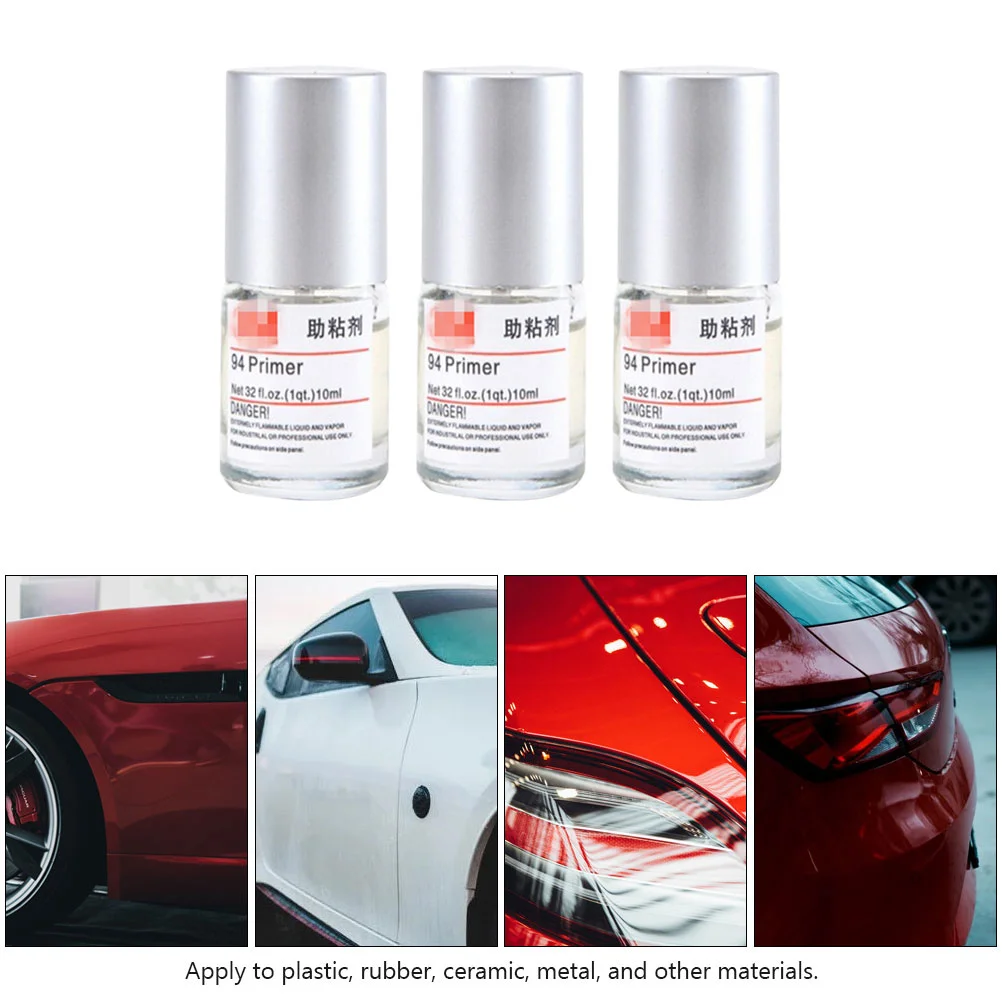 3 Bottles Automotive Adhesion Promoter Two Sided Tape Adhesive Supply Accelerator
3 Bottles Automotive Adhesion Promoter Two Sided Tape Adhesive Supply Accelerator