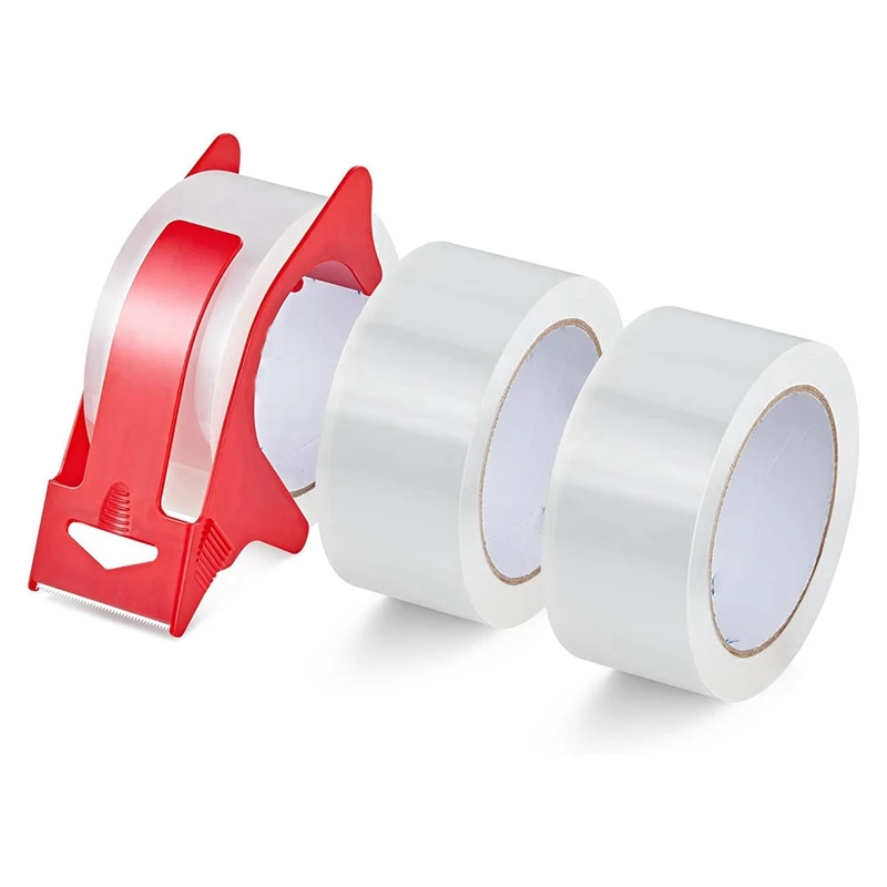 Clear Packaging Tape Tape Dispenser, Heavy Duty Packaging Tape Refills For Shipping Packaging Mailing Durable Easy To Use
Clear Packaging Tape Tape Dispenser, Heavy Duty Packaging Tape Refills For Shipping Packaging Mailing Durable Easy To Use