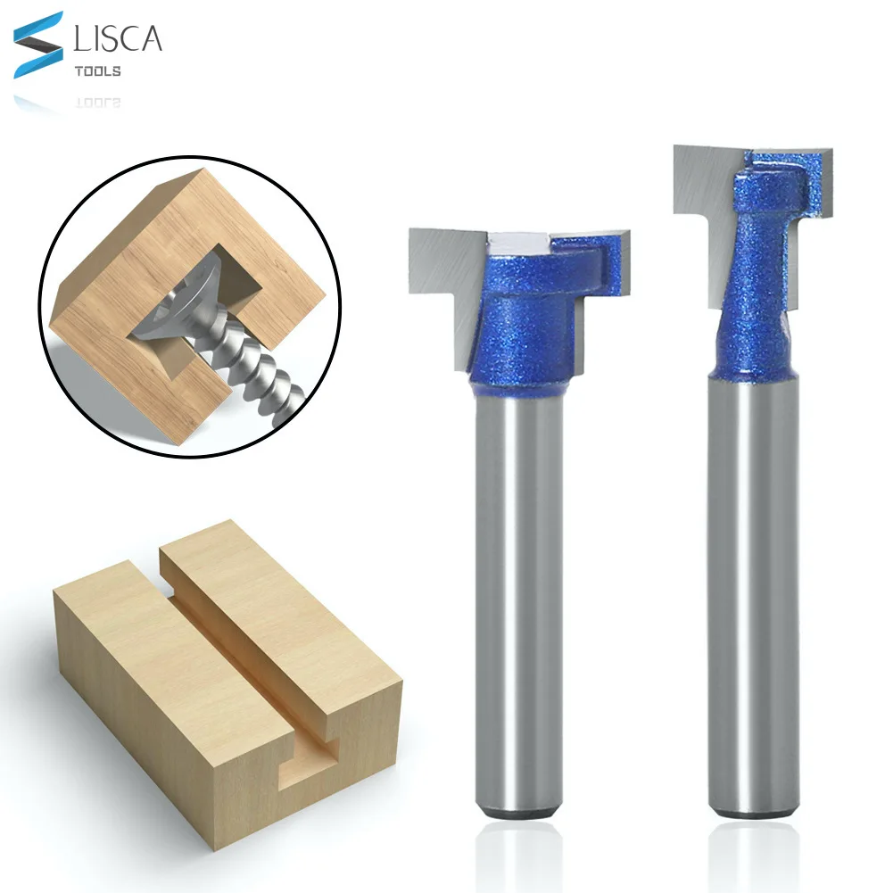 L-N243 6mm 1/4inch Shank T-Slot Cutter Router Bit Set Key Hole Bits Hex Bolt T Slotting Milling Cutter For Wood Woodworking Tool
L-N243 6mm 1/4inch Shank T-Slot Cutter Router Bit Set Key Hole Bits Hex Bolt T Slotting Milling Cutter For Wood Woodworking Tool