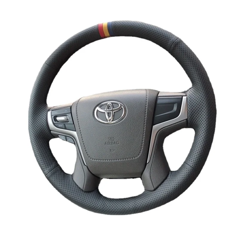 Кожаный замшевый чехол на руль для Toyota Land cruiser Vios YARIS yarisl Yaris Corolla, ручная работа, аксессуары для интерьера автомобиля
Кожаный замшевый чехол на руль для Toyota Land cruiser Vios YARIS yarisl Yaris Corolla, ручная работа, аксессуары для интерьера автомобиля
