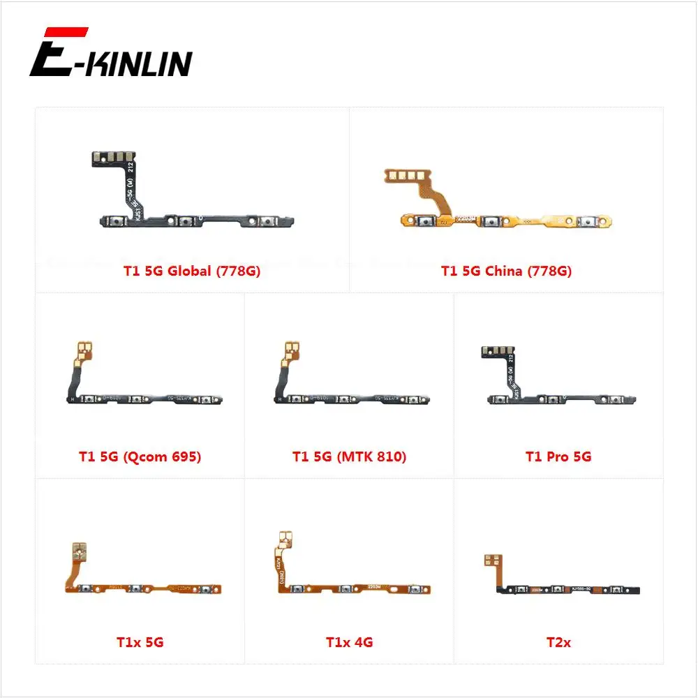 Power ON OFF Mute Switch Control Key Volume Button Flex Cable For Vivo T1x T1 Pro 5G Global 4G T2x Repair Parts
Power ON OFF Mute Switch Control Key Volume Button Flex Cable For Vivo T1x T1 Pro 5G Global 4G T2x Repair Parts