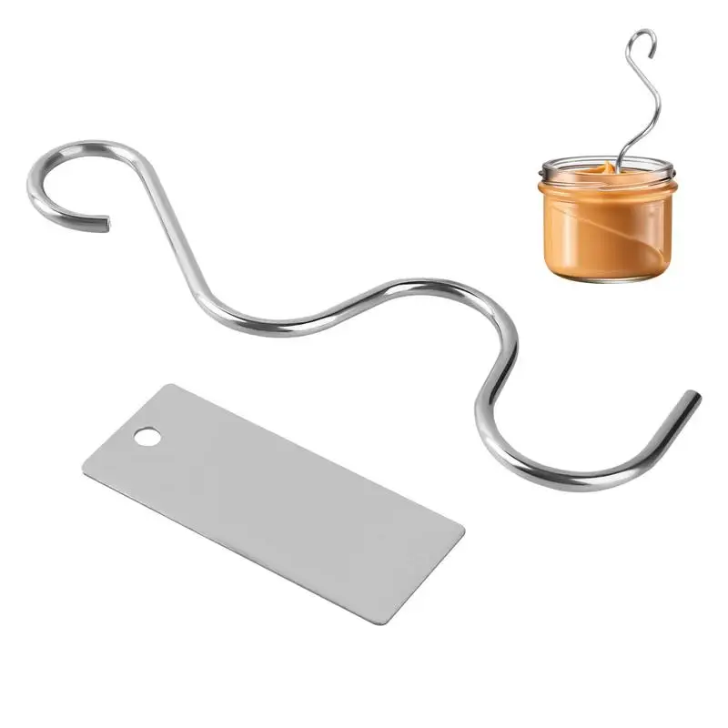 Natural Pea nut Butter Stirrer Fits Jars Kitchen Stirring Scraper Gadget Stainless Steel Material For Mixing Various Butter Jam
Natural Pea nut Butter Stirrer Fits Jars Kitchen Stirring Scraper Gadget Stainless Steel Material For Mixing Various Butter Jam