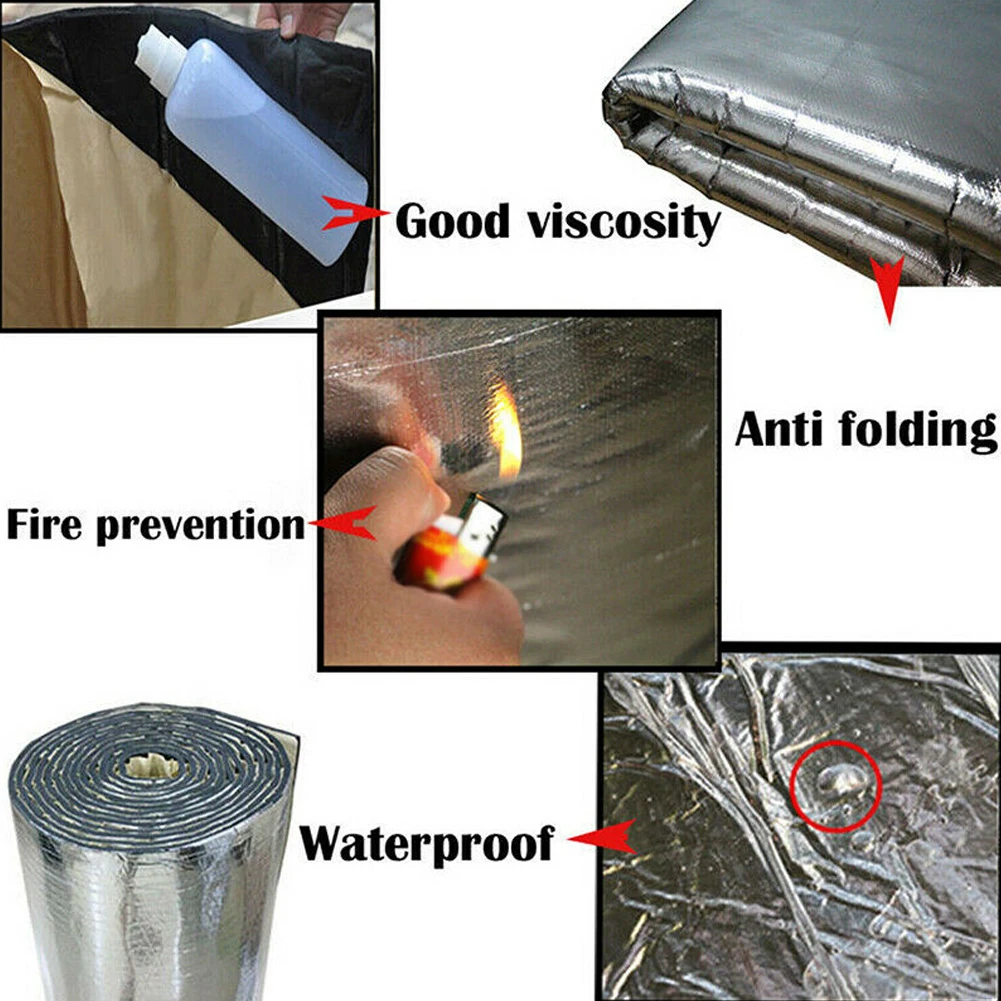 Aluminum foil + rubber foam Car Soundproof insulation Soundproof Foam Pad Replacement Deadening Heat Noise Durable
Aluminum foil + rubber foam Car Soundproof insulation Soundproof Foam Pad Replacement Deadening Heat Noise Durable