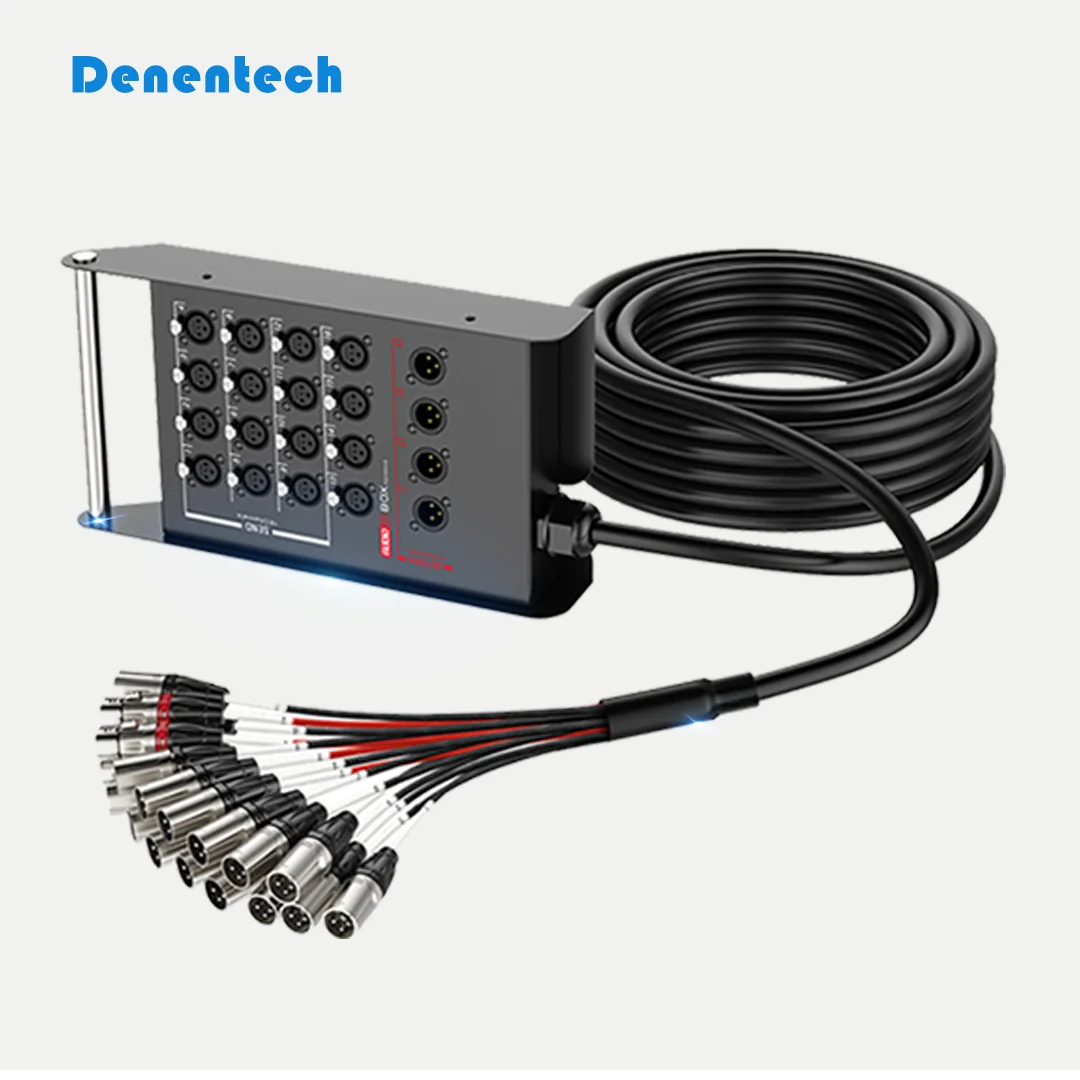 Hot selling 30/20 Meters 20 Channel Audio Snake Cable audio snake cable stage box
Hot selling 30/20 Meters 20 Channel Audio Snake Cable audio snake cable stage box