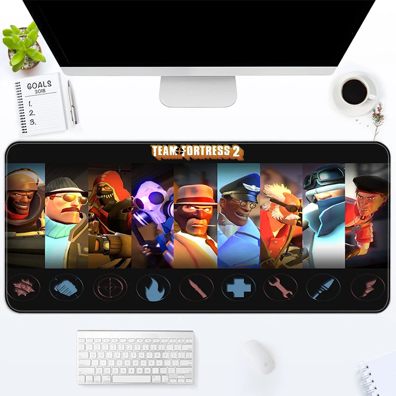 Team Fortress 2 Mouse Pad Gamer Pc Cabinet Game Mousepad Non-slip Deskpad Rubber Carpet Gaming Accessories Keyboard Desk Mat Xxl
Team Fortress 2 Mouse Pad Gamer Pc Cabinet Game Mousepad Non-slip Deskpad Rubber Carpet Gaming Accessories Keyboard Desk Mat Xxl