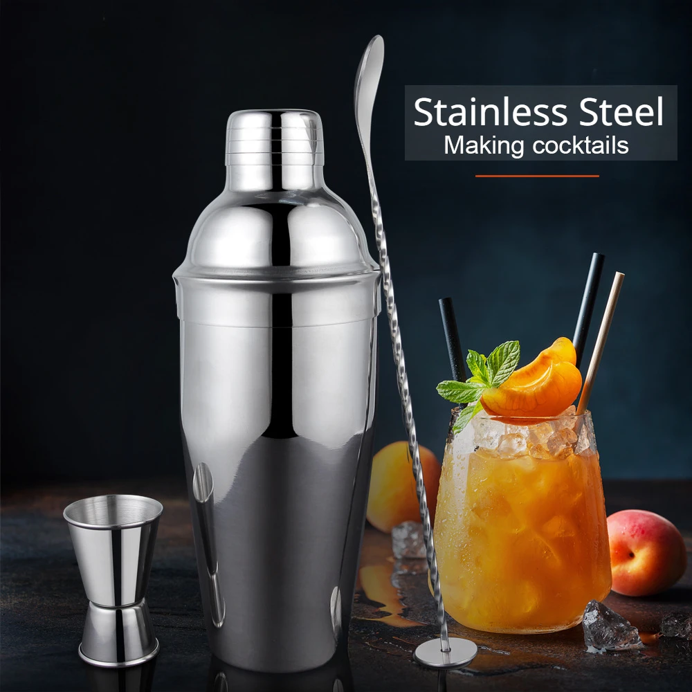 Cocktail Shaker Set Bartender Kit,Stainless Steel Martini Shaker,Mixing Spoon,Muddler,Measuring Jigger,Professional Bar Tools
Cocktail Shaker Set Bartender Kit,Stainless Steel Martini Shaker,Mixing Spoon,Muddler,Measuring Jigger,Professional Bar Tools