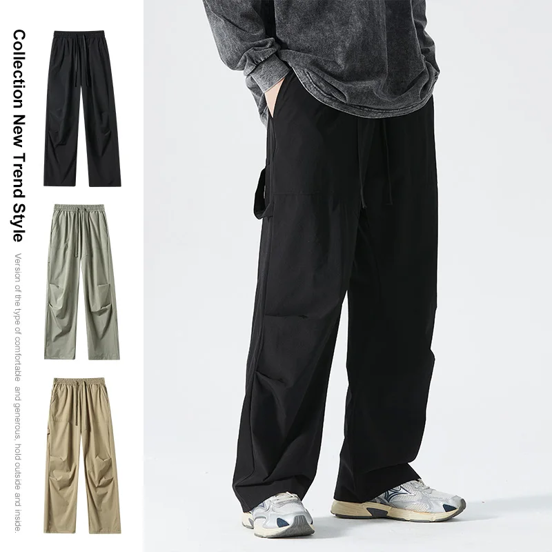 

Streetwear Black Mens Harem Joggers Pants Men Cargo Pants 2024 Hip Hop Casual Pockets Sweatpants Male Oversized Fashion Trousers