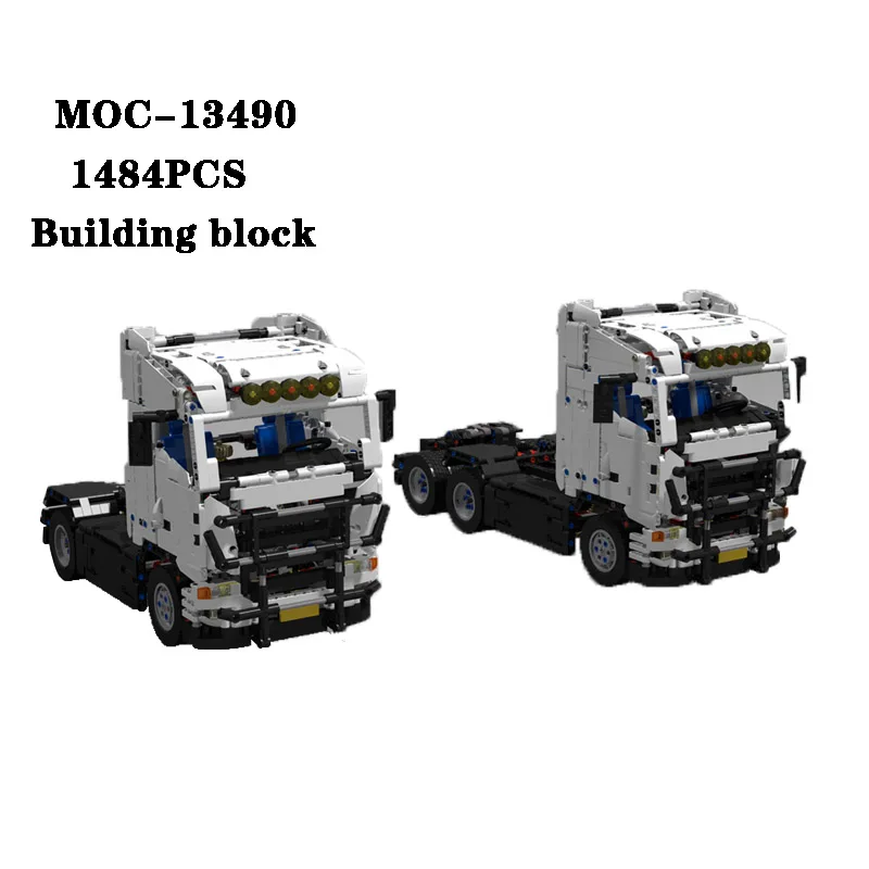 Classic Building Block MOC-13490 Super Semi Trailer Truck High Difficulty Splicing Parts 1484PCS Adult and Children's Toy Gift
Classic Building Block MOC-13490 Super Semi Trailer Truck High Difficulty Splicing Parts 1484PCS Adult and Children's Toy Gift