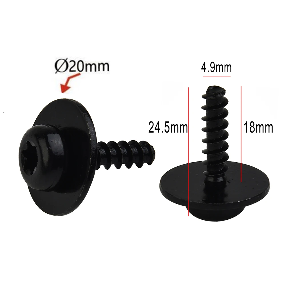 10 Sets T30 Torx Head Under Engine Shield Screw Grommet Set For Ford Vehicles Screw Grommet Lower Deflector Lower Shield Screw
10 Sets T30 Torx Head Under Engine Shield Screw Grommet Set For Ford Vehicles Screw Grommet Lower Deflector Lower Shield Screw